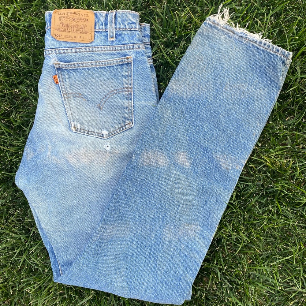 70s Levi’s Orange Tab Perfectly distressed